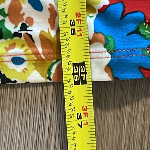 Lauren Ralph Lauren Women’s Midi Faux Wrap Dress Size 16 Red Floral Contemporary - Picture 16 of 16